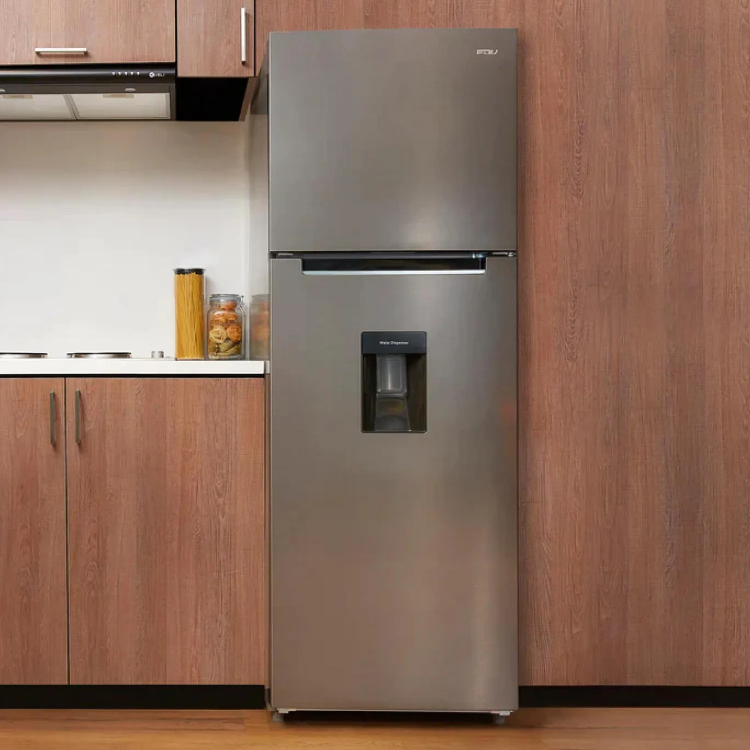 Refrigerador FDV Elegance 331L No Frost Inox + Cocina de pie a gas natural FDV Expert 60 2.0