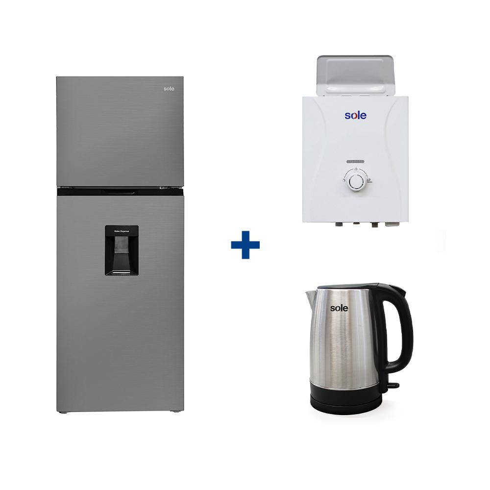 TERMA SOLE 5.5 LT - BASIC REFIRGERADORA MILAN INOX + HERVIDOR