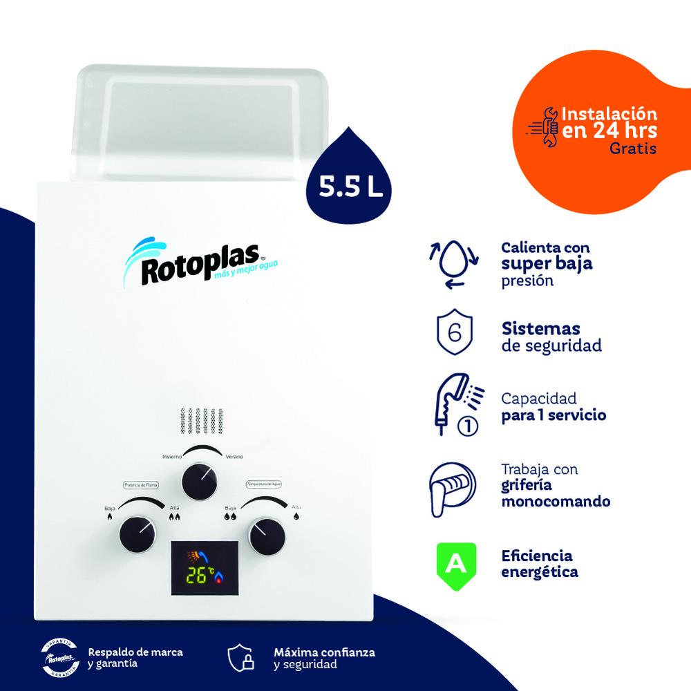 TERMA A GAS FLAMING 5.5L GLP +CONEXIÓN