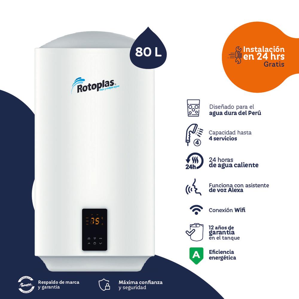 TERMA DE ACUMULACION ECOSMART WIFI 80L +CONEXIÓN