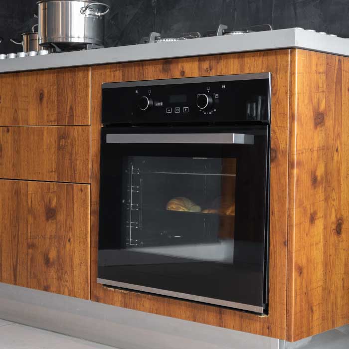 ENCIMERA A GAS NATURAL 60CM ONIX 2.0 + HORNO A GAS NATURAL 70L BLACK + CAMPANA EXTRAÍBLE 60CM EASYFLOW BLACK - Image 2