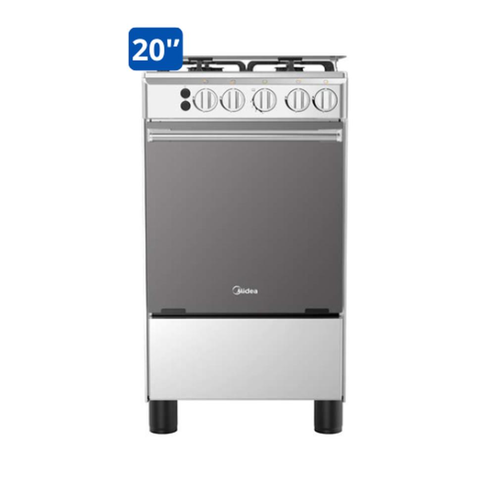COCINA MIDEA 20" MGS20 4 HORNILLAS HIERRO