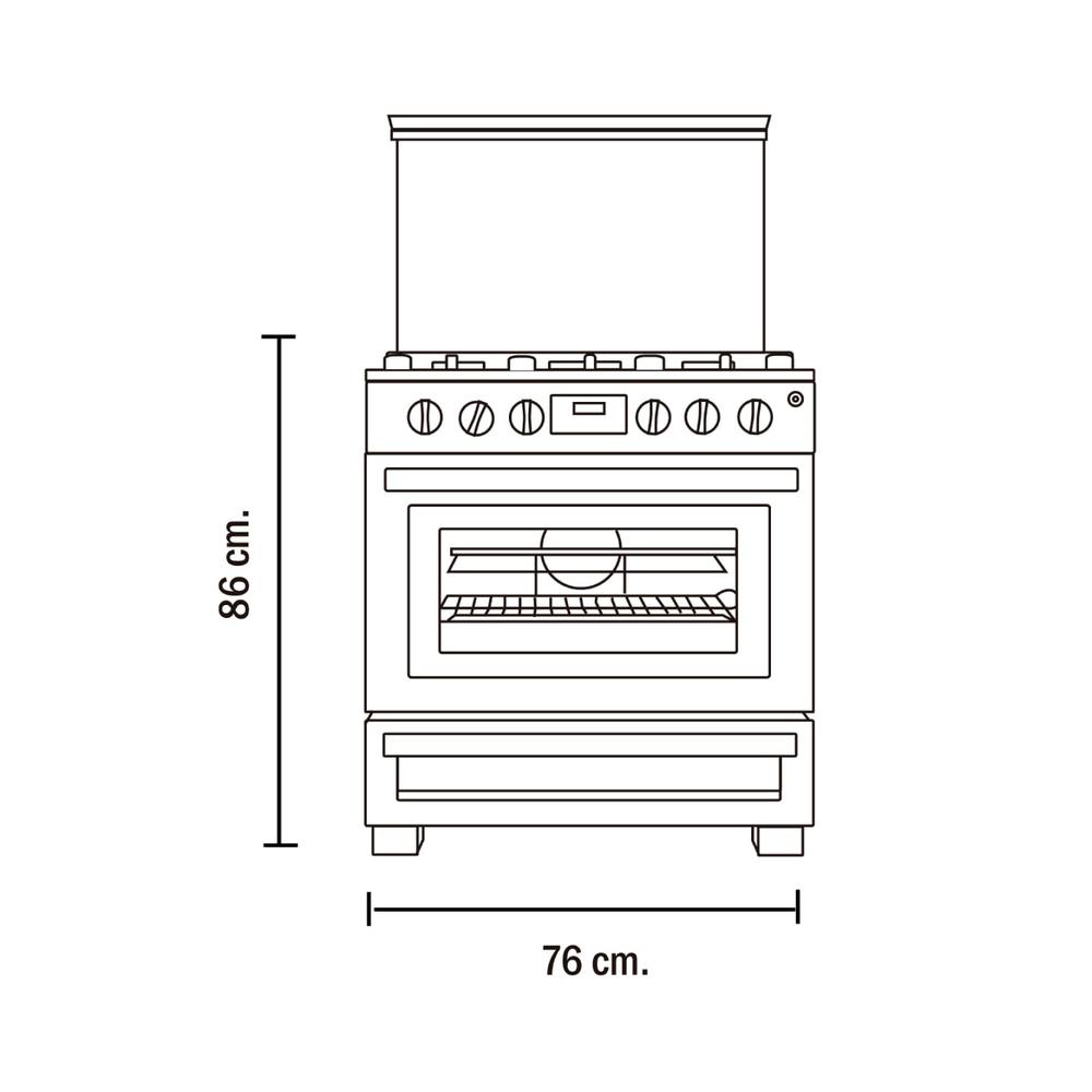 COCINA SGA 30" PLATINUM DIGITAL - Image 4