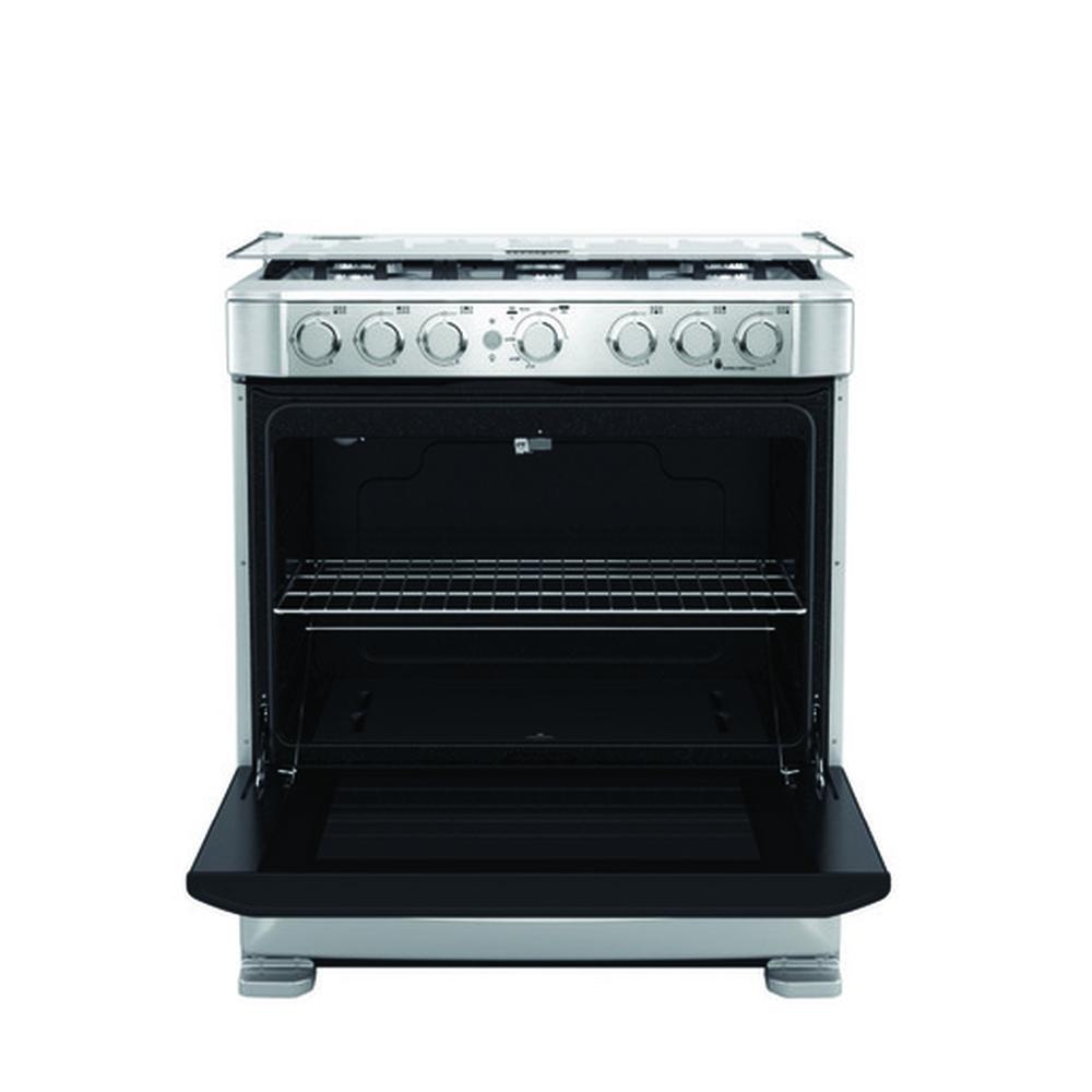 COCINA CMP7630FX0 GAS 76 CM MABE INX 6 QUEMADORES GRILL DORADOR - Image 2