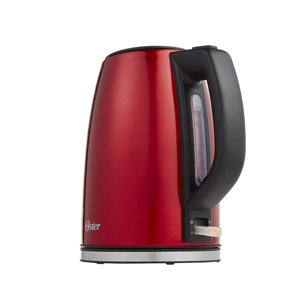 HERVIDOR ELECT OSTER 1.7L ACERO INOX ROJO - BVSTKT673CR053