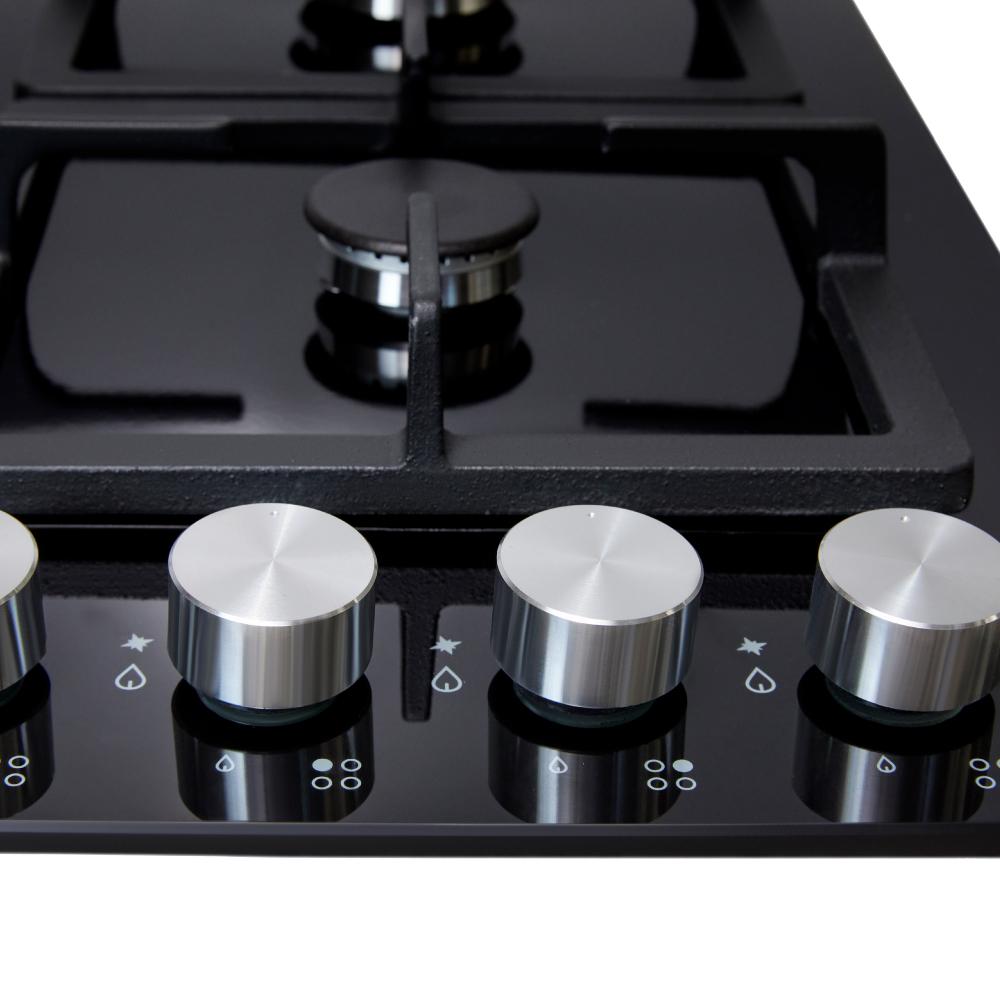 COCINA EMPOTRABLE SOLE 4Q TOP VIDRIO SOLCO040GN + HERVIDOR - Image 6