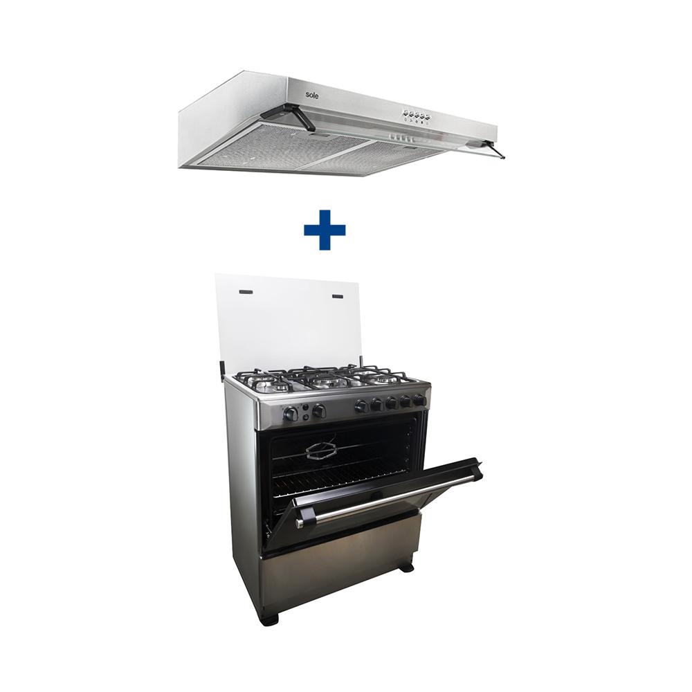 COCINA SOLE 30" - DUBAI DELUXE CAMPANA SOLE DECORATIVA VENUS PLUS 90 + HERVIDOR - Image 2