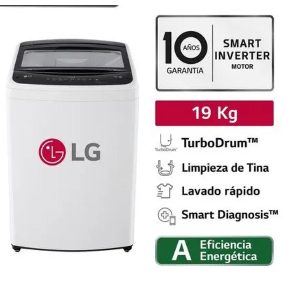 LAVADORA LG 19 KG WT19WVTB BLANCO
