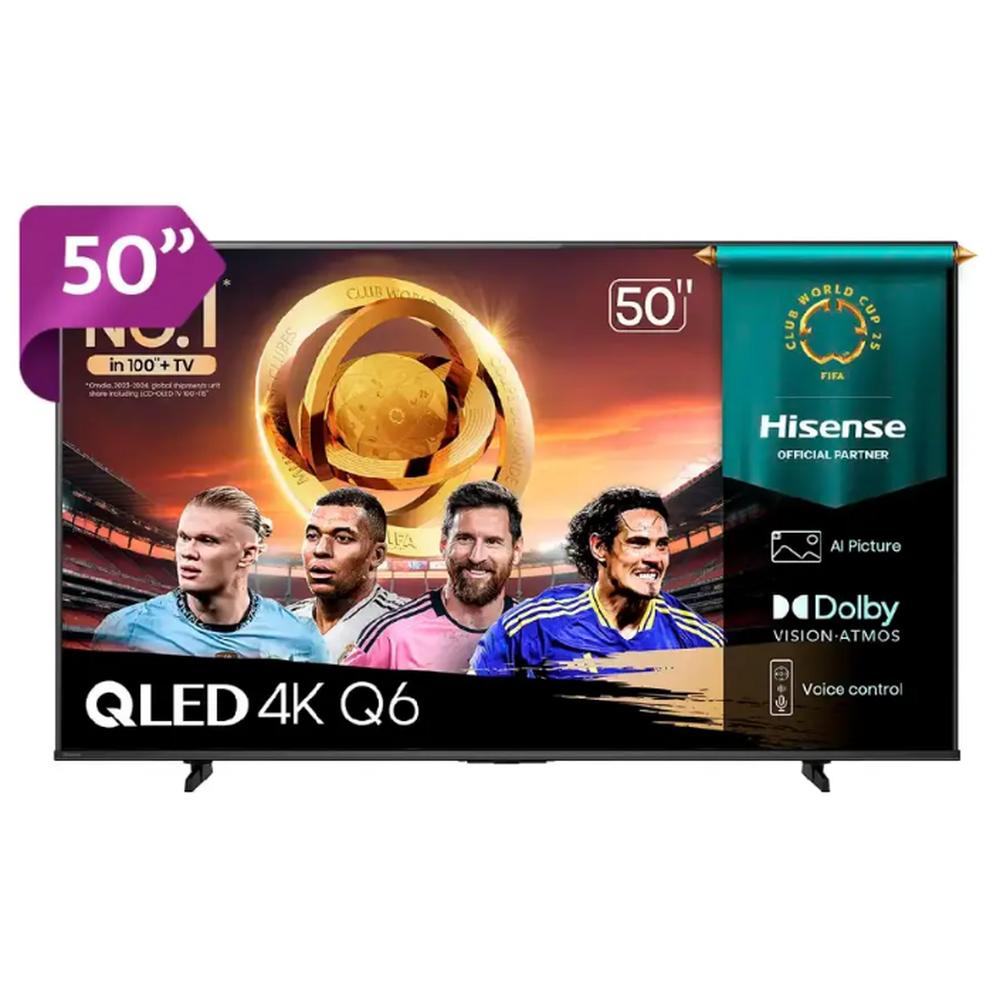 TELEVISOR HISENSE QLED 50" UHD SMART TV 50Q6QV VIDDA MODELO 2025