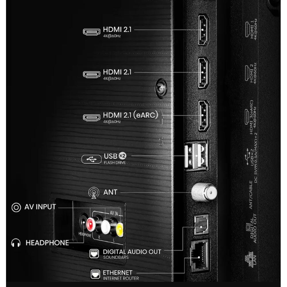 TELEVISOR HISENSE QLED 55" UHD SMART TV 55Q6QV VIDDA MODELO 2025 - Image 2