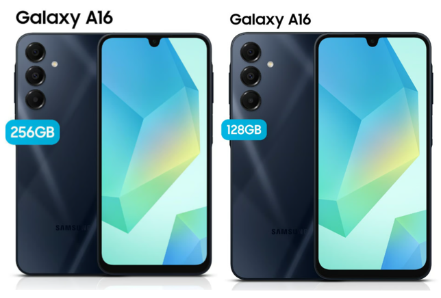 Celular Samsung Galaxy A16 6.7" 8GB RAM 256GB Negro 4G +Celular Samsung Galaxy A16 6.7" 4GB RAM 128GB Negro 4G +Celular Samsung Galaxy A16 6.7" 4GB RAM 128GB Negro 4G