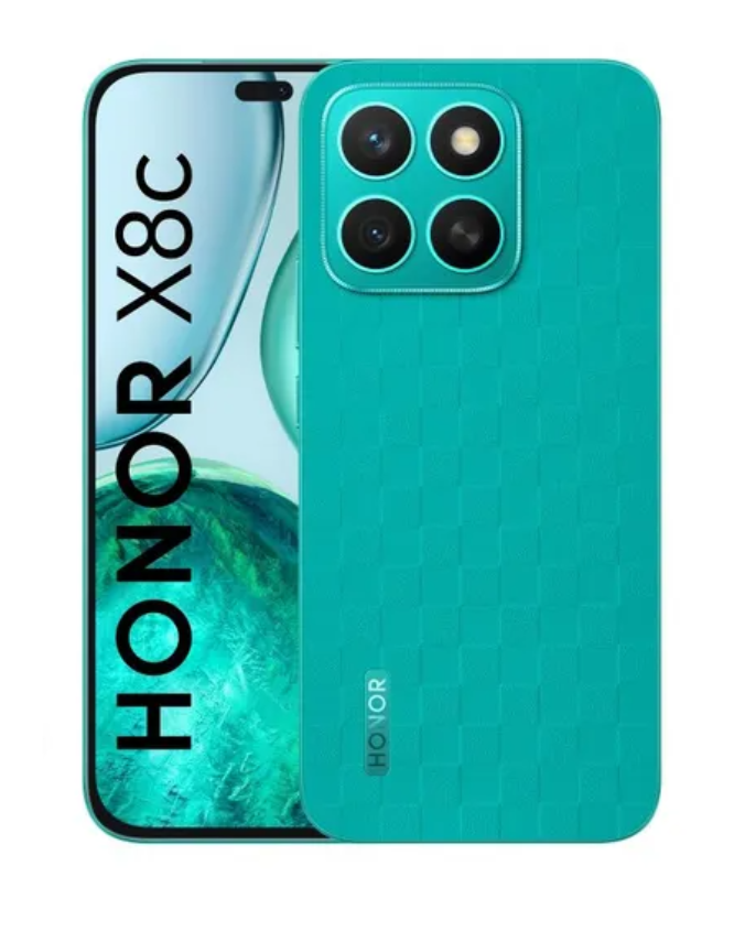 Celular Honor X8C 6.7" 256GB 8GB RAM color Verde Marino +