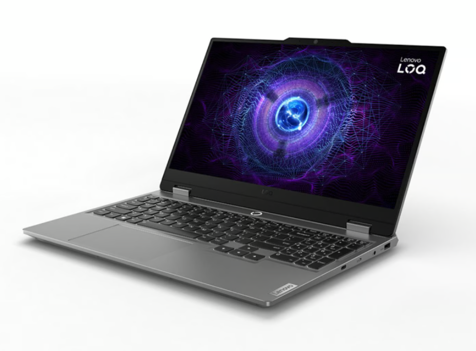 LAPTOP GAMER LENOVO LOQ, INTEL CORE i5 ‑12450HX (8n/12sub caché) , 8 GB ddr5‑4800, 512GB ssd, 15.6" FHD IPS 144hz, NVIDIA GEFORCE RTX 3050‑6GB, teclado retroiluminado, 15IAX9, Windows 11, color:Luna Grey, Wifi6, 1hdmi, 1 Rj45, 3 usb, 1 usbC. + - Image 3
