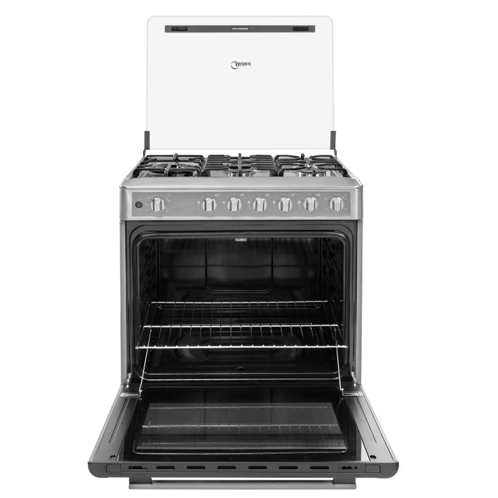 COCINA MIDEA VENUS 30" 5 HORNILLAS c/ 1 Triple LLama SILVER - Image 2