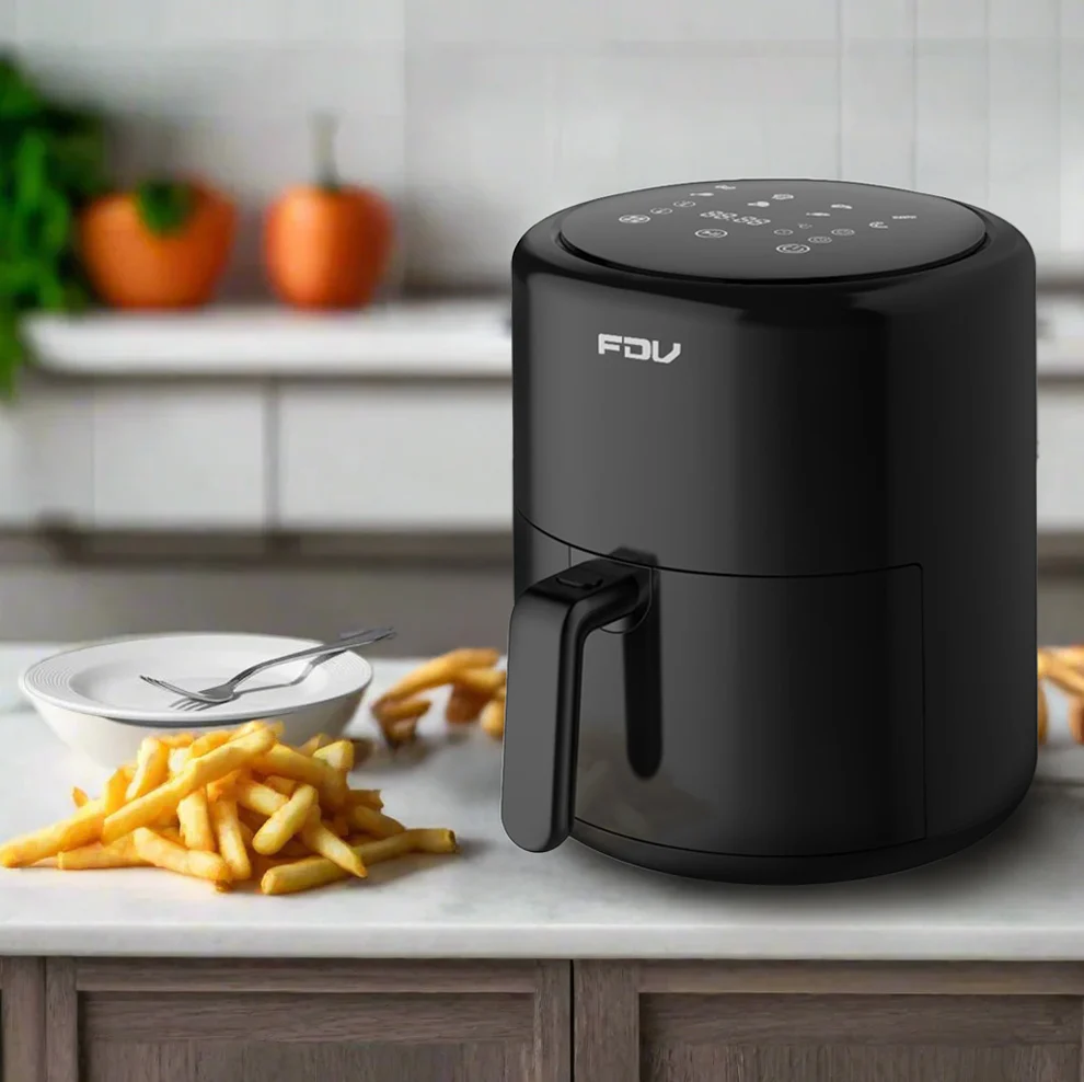 Combo FDV Frigobar Silver 90L + Freidora de Aire 3.5L Digital - Image 2