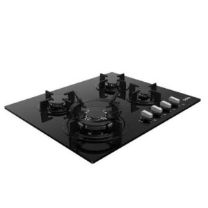 COCINA EMPOTRABLE SOLE 4Q VIDRIO SOLCO034GN CAMPANA SOLE DECORATIVA VENUS PLUS 90