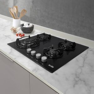COCINA EMP. SOLE 4Q VIDRIO SOLCO034GN HORNO EMPOTRABLE SOLE MIX CLASSIC