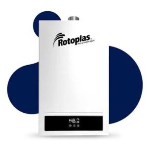 TERMA ROTOPLAS CONFORT MAX 10 LT TIRO FORZADO + (INCLUYE ELASTOMERO Y CONEXIÓN AL PTO. DE GAS)