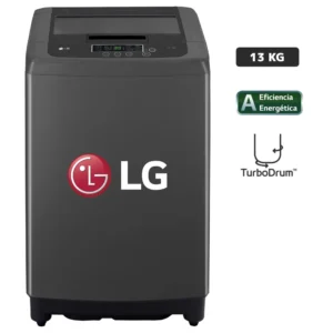 LAVADORA LG WT13BVTB 13KG NEGRO CLARO