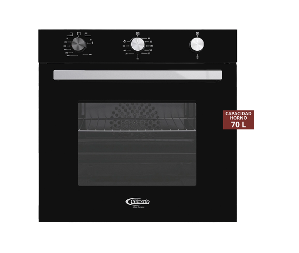 HORNO A GAS EMPOTRABLE KLIMATIC BREMEN 70LT