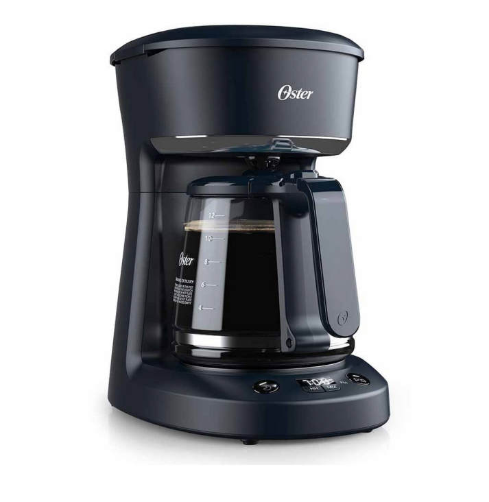 CAFETERA OSTER 12 TAZAS PROG NEGRA BVSTDCP12B